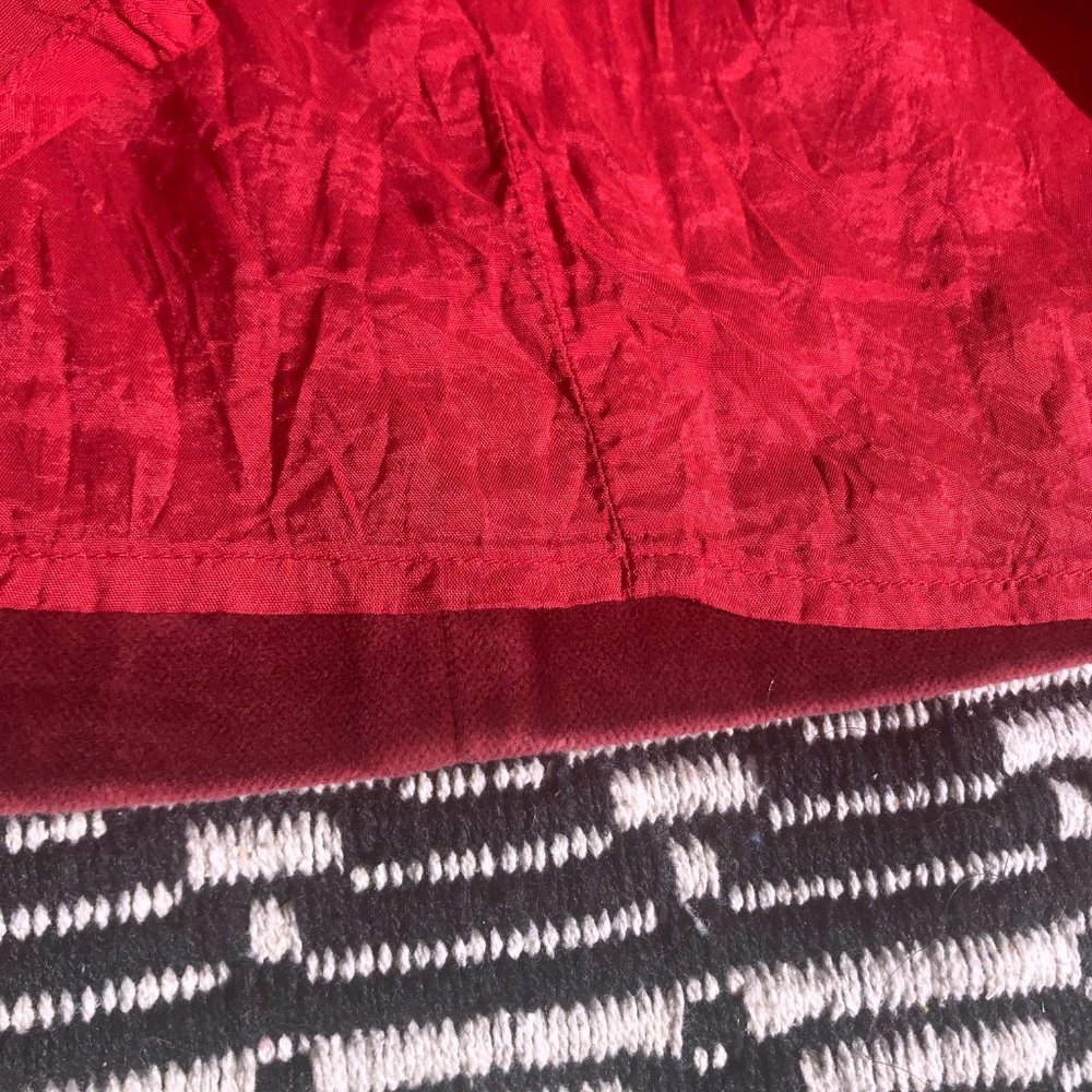 vtg velvet hi waist skirt - Picture 11 of 12